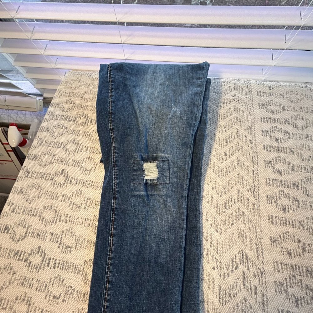 Seven7 Skinny Easy Fit Distressed Jeans Size 8 - Picture 5 of 6
